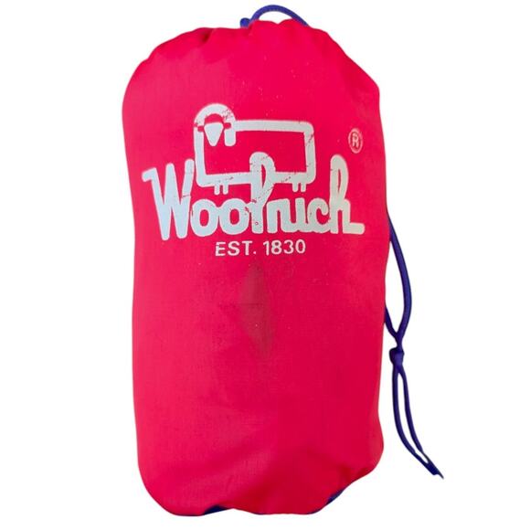 Vintage Woolrich Men's Pink Purple Windbreaker Packable Large - Picture 8 of 9